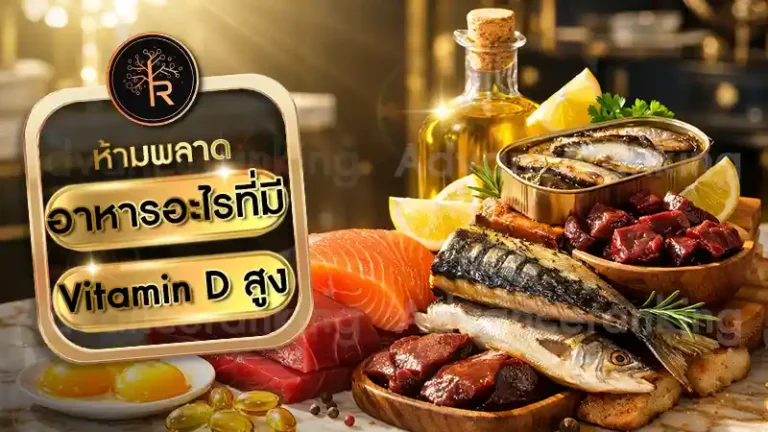 อาหารอะไรที่มี Vitamin D สูง