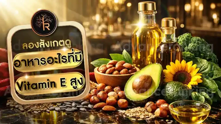 อาหารอะไรที่มี Vitamin E สูง