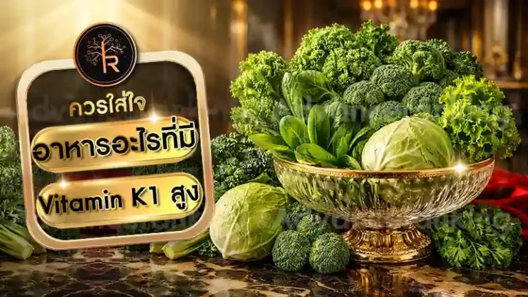 อาหารอะไรที่มี Vitamin K1 สูง