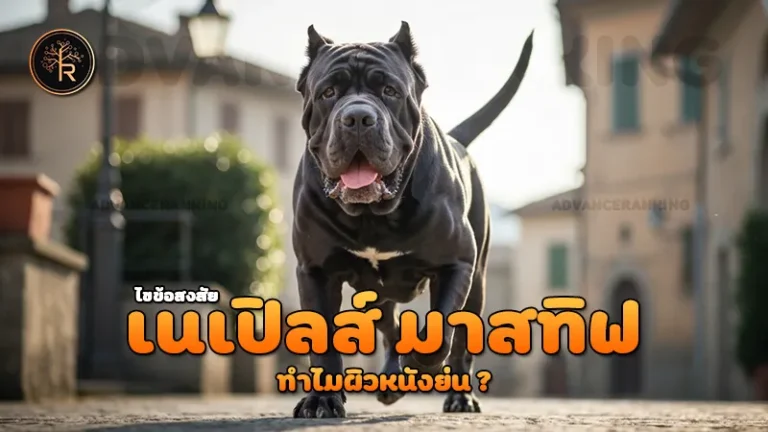 เนเปิลส์ มาสทิฟ ทำไมผิวหนังย่น