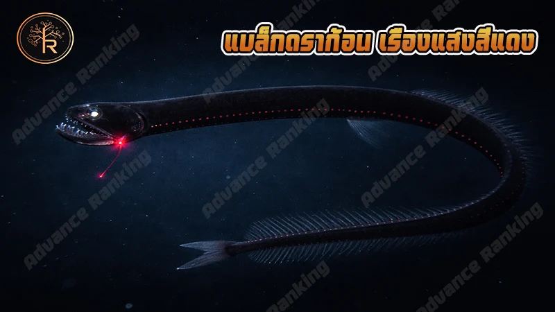 แบล็กดราก้อน เรืองแสงสีแดง