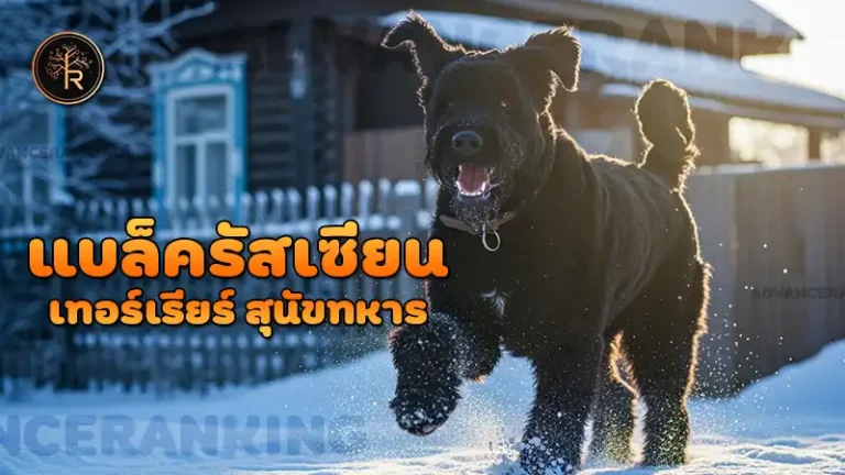 แบล็ครัสเซียนเทอร์เรียร์ สุนัขทหาร