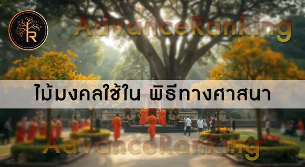 ไม้มงคลใช้ในพิธี มีอะไรบ้าง