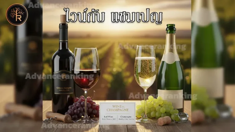 ไวน์กับ แชมเปญ