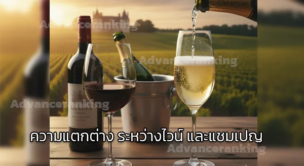 ไวน์กับ แชมเปญ