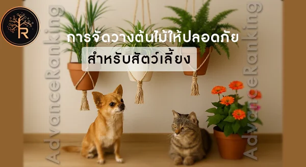 ต้นไม้ปลอดภัย สำหรับสัตว์เลี้ยง