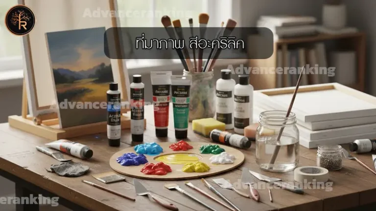 ที่มาภาพ สีอะคริลิค