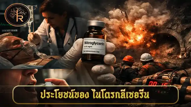 ประโยชน์ของ ไนโตรกลีเซอรีน