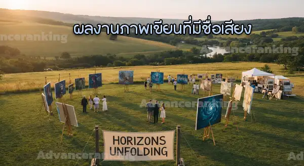 ผลงาน จิตรกรรม ชื่อดัง