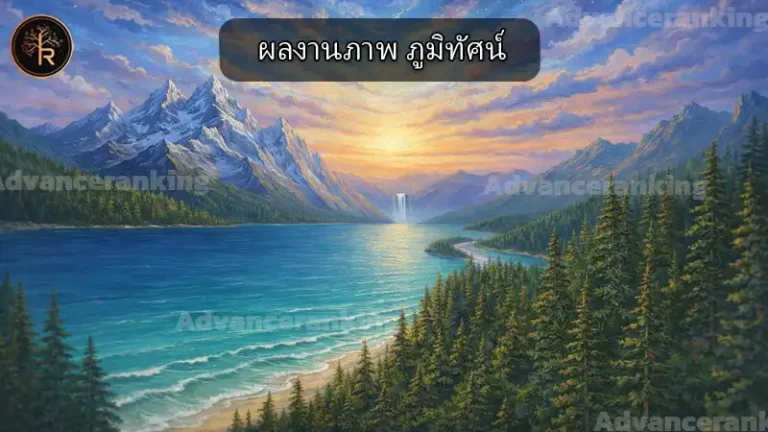 ผลงานภาพ ภูมิทัศน์