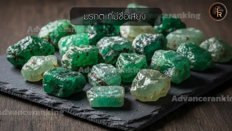 มรกต ที่มีชื่อเสียง