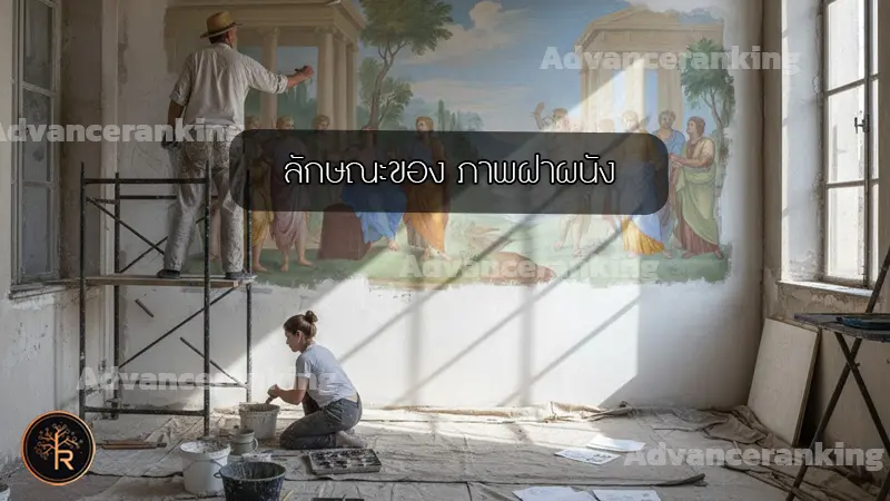 ลักษณะของ ภาพฝาผนัง