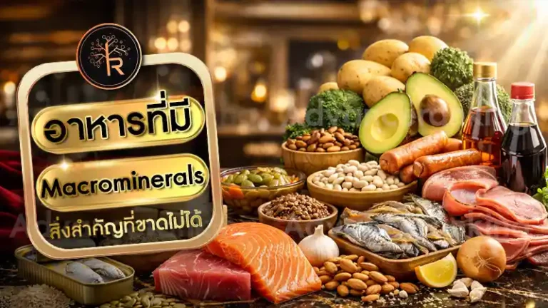 อาหารที่มี Macrominerals