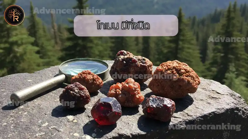 เรียนรู้ โกเมน มีกี่ชนิด ทำความรู้จักอัญมณีสีแดงล้ำค่า