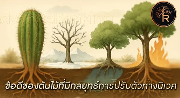 ต้นไม้กับกลยุทธ์ การปรับตัวทางนิเวศ