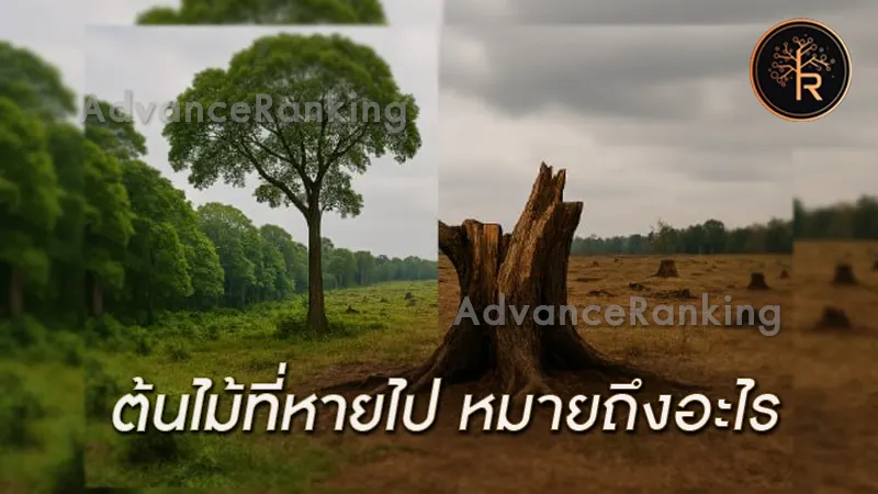 เปิดความหมาย ต้นไม้ที่หายไป หมายถึงอะไร