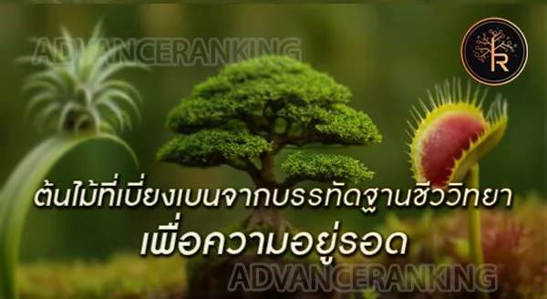 ต้นไม้ที่เบี่ยงเบน จากบรรทัดฐานชีววิทยา