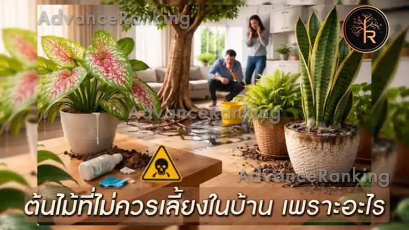 ต้นไม้ที่ไม่ควรเลี้ยงในบ้าน เพราะอะไร ถึงดูแลยาก