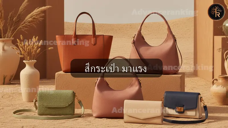 อัปเดต สีกระเป๋า มาแรง สีไหนดีให้ดูแพงและไม่ตกเทรนด์