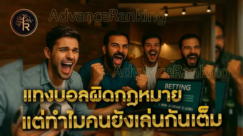 ก็รู้ แทงบอลผิดกฎหมาย แต่ทำไมคนยังเล่นกันเต็ม