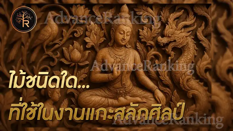 ไม้ชนิดใด ที่ใช้ในงานแกะสลักศิลป์