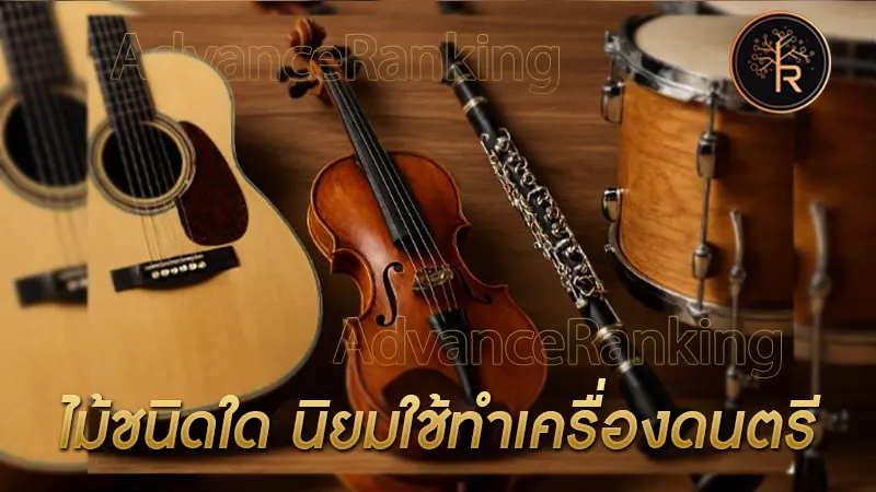 อยากรู้ไหม ไม้ชนิดใด นิยมใช้ทำเครื่องดนตรี