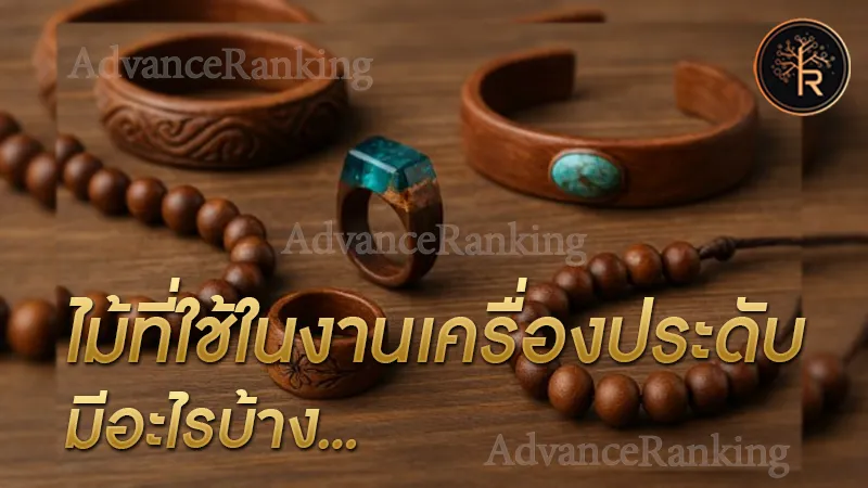 ไม้ที่ใช้ในงานเครื่องประดับ มีอะไรบ้าง ที่นิยมใช้