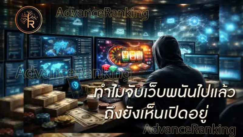 ทำไมจับเว็บพนันไปแล้ว ถึงยังเห็นเปิดอยู่